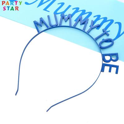 China Fashionable Princess Mom Party Decorations Baby Shower Party Supplies To Be Sash Headband for sale