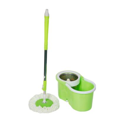 China Sustainable Popular Type 360 ​​Rotation Floor Microfiber Twisted Floor Mop Bucket Cleaning Mop for sale