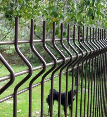 China Easily Assembled 3D Curved Wire Mesh Fence Panel Galvanized 3D Wire Mesh Fence 3D Treated Welded Wire Mesh Fence for sale