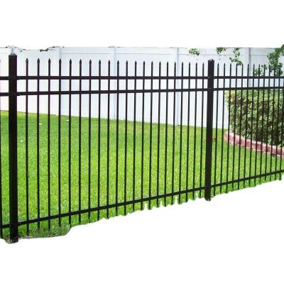 China Modern Design Fashion Style High Corrosion Resistance Stable Barrier Palisade Decorative Bar Fence Easily Assembled Fence For Private Area for sale