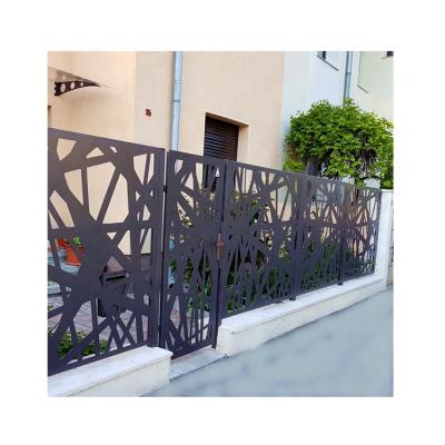 China Easily Assembled High Quality Custom Laser Cut Decorative Metal Privacy Screen Panels Landscape Fence Panels for sale