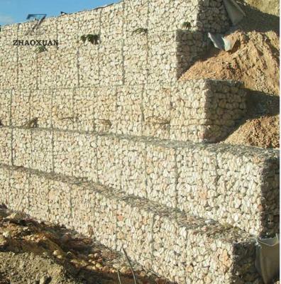 China Easily Assembled High Quality Gabion Box PVC Coated Stone Gabion Basket Hexagonal Gabion Box for sale