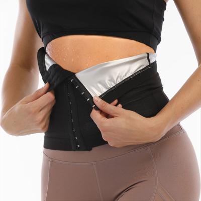 China Fitness Exercise Sports Waist Trimmer Belt Unisex Sports Waist Burst Sweat Belt Adult Adjustable Sweat Relief Belt for sale