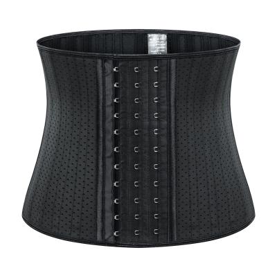 China OEM 25 Breathable Steel Bone Steel Bone Belly Belt Sports Organization Shaper Waist Trainer Control Corset for sale