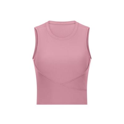 China Breathable Breathable Yoga Vest High Stretch Sports Colorful Yoga Vest Women Yoga Vest for sale