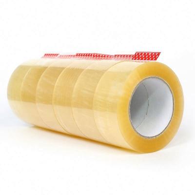 China High Quality Heat Resistant Adhesive Roll Gum Bopp Jumbo Roll Transparent Tape for sale