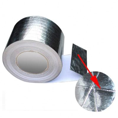 China Waterproof Fiberglass Aluminum Foil Duct Tape Foil Tape Flame Retardant Fiberglass Cloth Duct Tape for sale