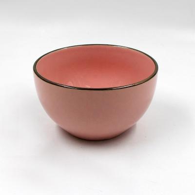 China Viable High Quality Color Porcelain Style Ceramic Bowl for sale