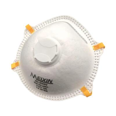 China CE Approved FFP1V Disposable Respirator Mask With 80% Filter Efficiency for sale