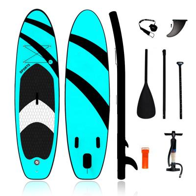 China Wholesale Water Sport Unisport Inflatable Surfboard Stand Up Paddle Board 305*81*15cm Own Design SUP Board Set for sale