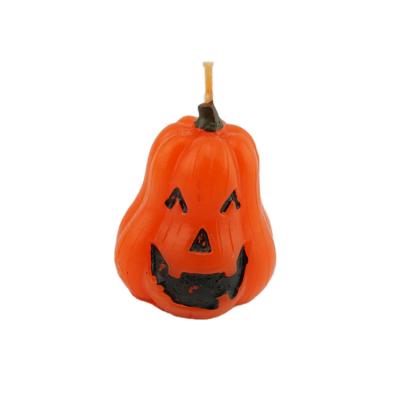 China Other Handmade Custom Paraffin Wax Halloween Holiday Pumpkin Craft Candles for sale