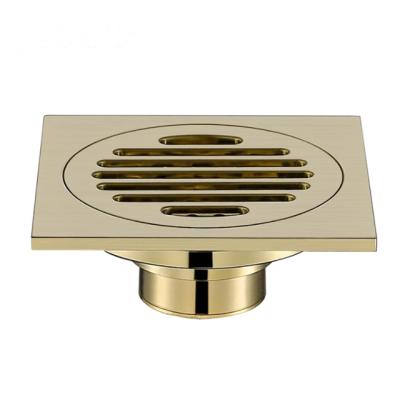 China Modern Bathroom Floor Drain 4 Inch Floor Drain Cover Standard High Quality Brass Drain Trap for sale