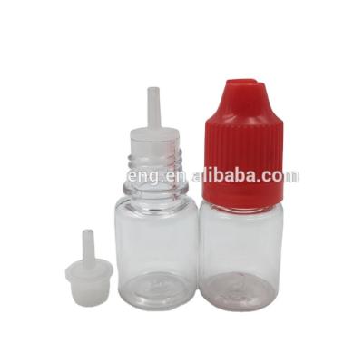 China E-Juice No Leak Mini Size 5ml Liquid Dropper Bottle PET Plastic Eliquid Bottle for sale