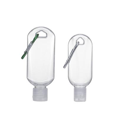 China Hot Selling 30ml PVC PETG Hand Sanitizer Bottle Cosmetic Hot Sale 30ml PETG Clear Bottle 60ml Hand Gel Bottle for sale