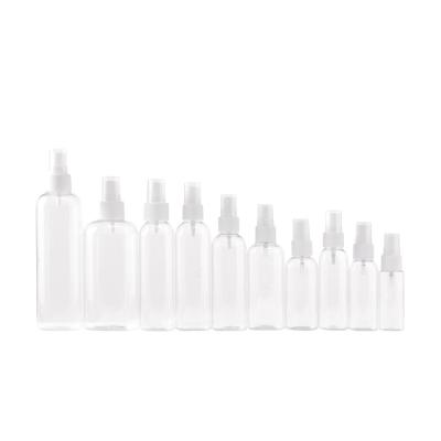 China HAND SAOP ACTIONS! Plastic Empty Fine Mist Plastic Spray Bottle 30-500ml PET Spray Spray Bottle Transparent Pumb Bottle for sale