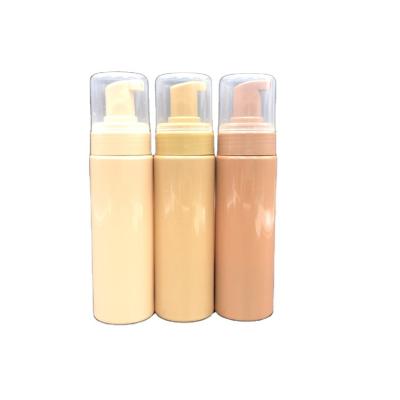 China Customized Color PET Hand Sanitizer Bottle Foaming Soap Bottle Full Color Empty Foam Coffee Bottle 200ml Pump Foam Juice for sale