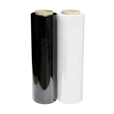 China Wholesale custom custom stretch film China factory PE stretch film black black moisture proof stretch film for sale