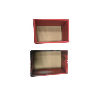 China Recycled materials import products high demand product customized red packaging box buying online in china for sale