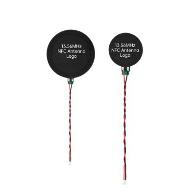 China NFC DEVICE Round Flex 13.56MHz NFC antenna Twisted Pair 28AWG Cable ACH(F) 2p jst 1.25 2.54 ipex u.fl Ferrite 13.56 Antenna for sale