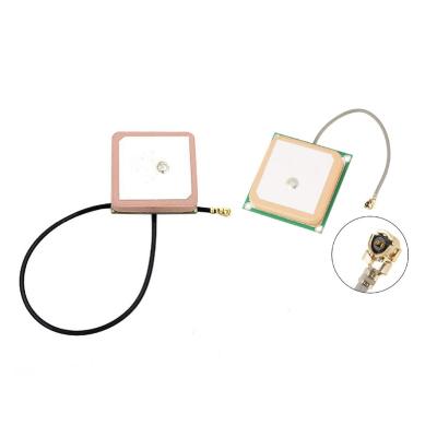 China Gps tracker/positioning device High gain 28DBI 25*25mm Internal Antenna GPS glonass GNSS LNA ipex u.fl connector built-in active GPS ceramic antenna for sale