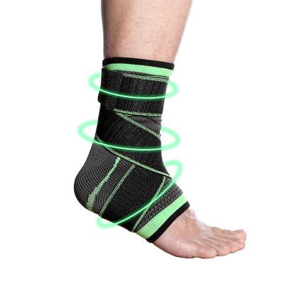 China Enwind Breathable Adjustable Foot Supporter Wrap Sleeve Ankle Support Brace For Soccer Volleyball for sale