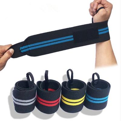 China Adjustable Elasticity Breathable Popular Customized Lifting Straps Fitness Wrist Wraps Brace Padded Professional Gym Support for sale