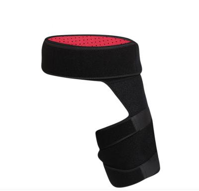 China Ensure Sport Protection Custom Groin Support Belt Waist Hip Thigh Brace Wrap Pulled Injury Lumbar Protector for sale