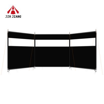 China Safety Visual Design Customized 440cm Outdoor PU Ultralight Waterproof Windshield PVC Visible Visible Camping Windproof for sale