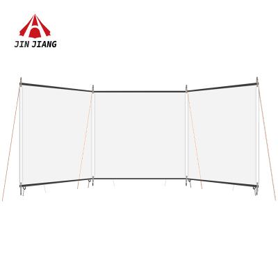 China High Wind Resistance Customized Durable 440*130cm Beach Outdoor Camping Garden Windshield Portable Shelter for sale