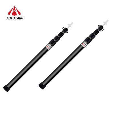 China Freely Retractable And Adjustable Height Customized Lightweight Durable Aluminum Tarp Poles Outdoor Camping Tent Telescoping Tarp Poles for sale