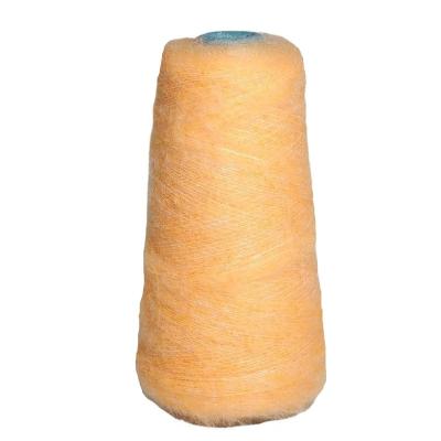 China Custom Mohair Blended Brush Yarn Mohair Blended Yarn 53%Acrylic 23%Nylon 10%Mohair 10%Wool 4%Spandex 7gg Brush Yarn Knitting Yarn for sale