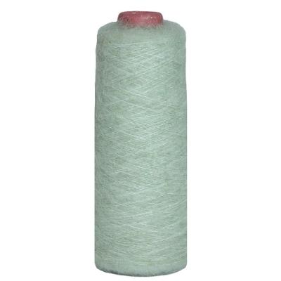 China Custom mohair blended brush yarn mohair blended yarn 40%Acrylic 22%Nylon 19%Mohair 15%Wool 4%Spandex 7gg brush sweater machine yarn for knitting for sale