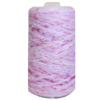 China Rainbow Yarn Custom Mixed Rainbow Yarn 40%Polyester 29%Nylon 26%Acrylic 5%Wool Brush Yarn For Sweater Machine Yarn For Knitting for sale