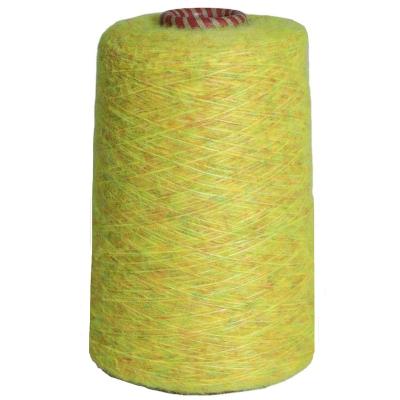 China Throw Yarn Custom Blended Yarn 68%Recycle Polyester 32%Nylon Recycled Fiber Throw Yarn Light Weight Fluffy Knitting Yarn For Sweater for sale