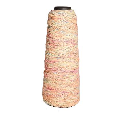 China Wholesale Rainbow Yarn Fancy Mixed Color Change Rainbow Yarn Spring Summer Knitting Yarn 77%Cotton 15%Polyester 8%Bamboo for sale