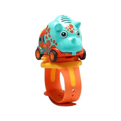 China Alloy Multi Remote Control Dinosaur Lightweight Music Toy Car Boomerang Toy Alloy Electronic Game Watch for sale