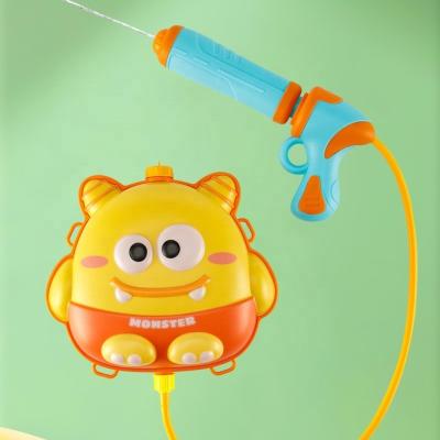 China Plastic Refillable Pull Out Water Gun Electric Reliable Material Gun Toy With High Pressure for sale