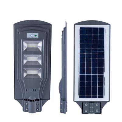 China AC 85-265V Input Voltage Integrated All-In-One Solar Street Light With LED Light for sale