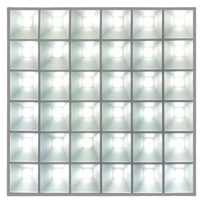 China 595X595mm 3D 96W 120W 140W Aluminum Lighting Panel LED Panel Light for sale