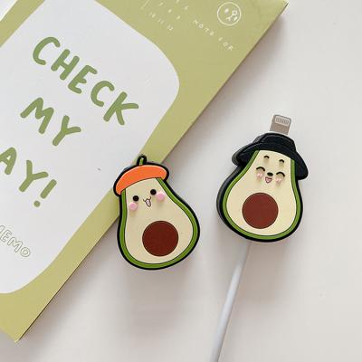 China Cartoon Style A Variety Of Styles To Choose From Cute Creative Charging Cable Cover Device Silicone Usb Cable Cover Device for sale