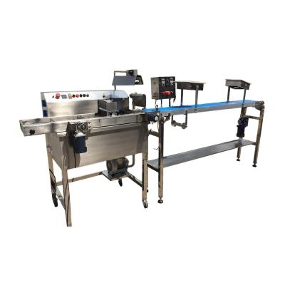 China Stainless Steel Commercial Sourcing Chocolate Enrobing Machine Cheap Chocolate Candy Coating And Enrobing Machine for sale