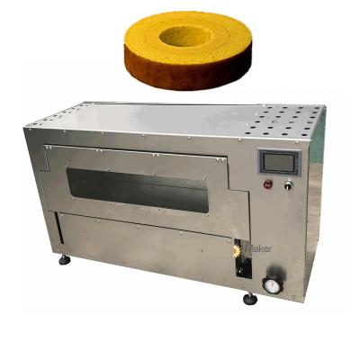 China Traditional Snack Factory Baumkuchen Coffee Tree Multilayer Cake Christmas Ring Cake Machine for sale