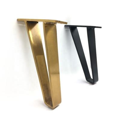 China High Quality Modern Metal Sofa Side Table Legs Decorative Iron Gold Wrought Iron Table Base Wrought Iron Coffee Table Gold Dining Legs Thank you for sale