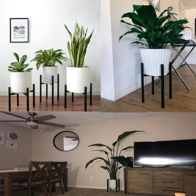 China Custom Modern Plant Stand Indoor Outdoor Home Metal Decor Flower Floor Plant Stand Indoor Plant Stand for sale