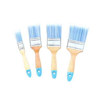 China Decorating Factory supply low price and high quality PET filament paint brush set with wooden handle for sale