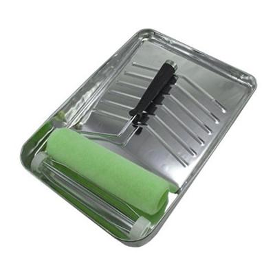 China Decoration OEM Service Paint Tools Kit Iron Paint Tray With Paint Roller Set 3PC for sale