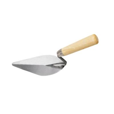 China Factory Cheap Price Cornered 7 Inch Margin Trowel With Comfort Wood Handle For DIY Hand Tools Masonry Trowel for sale