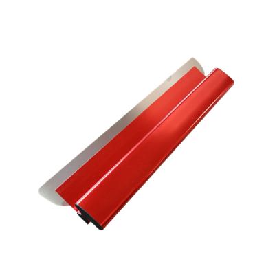 China Putty Application Construction Extruded Aluminum Handle Drywall Skimming Smooth Blade Tools Premium Stainless Steel Finishing Knife for sale