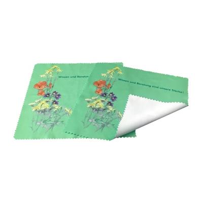 China Dust-Resistant Heat Transfer Microfiber Goggle Cleaning Cloth for sale