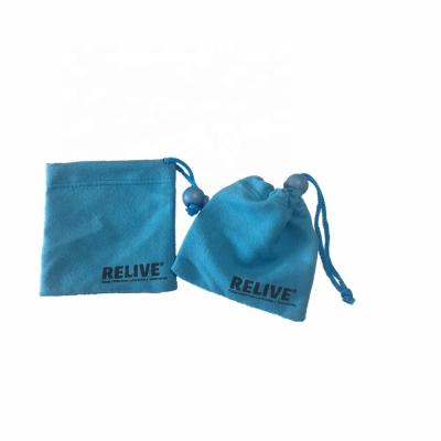 China Microwavable Cute Custom Logo Microfiber Jewelry Pouch for sale